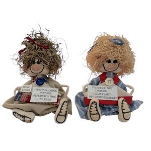 2 Pieces HIS & HER Wine Lovers Decors